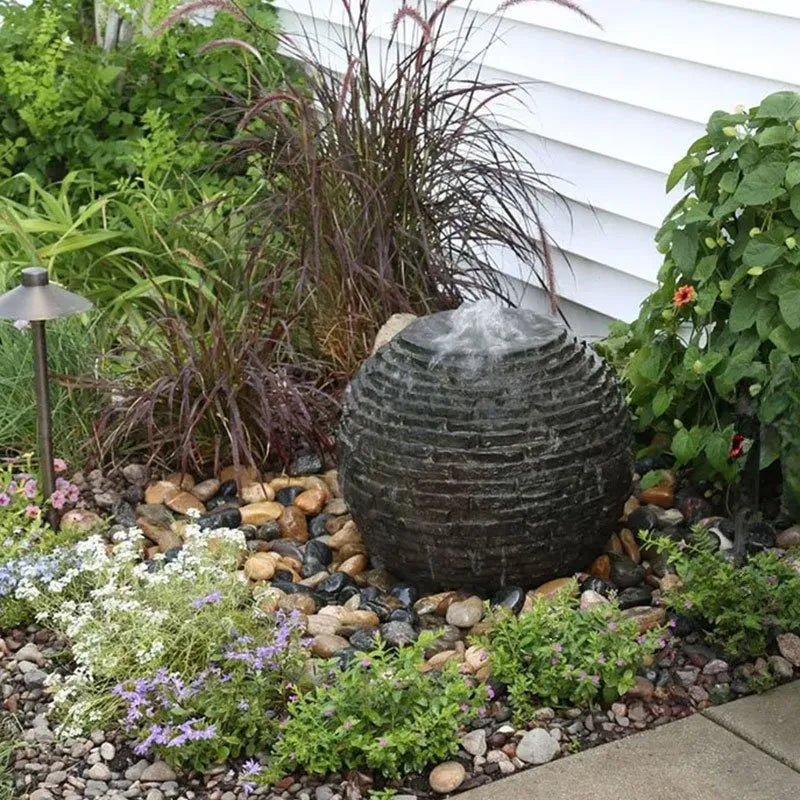 Aquascape® Stacked Slate Sphere Fountain Kits