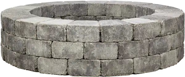 Western Interlock® Chateau Wall™ 50″ Fire Pit Kit