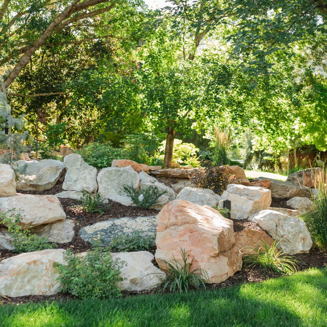 Natural landscape with large boulders