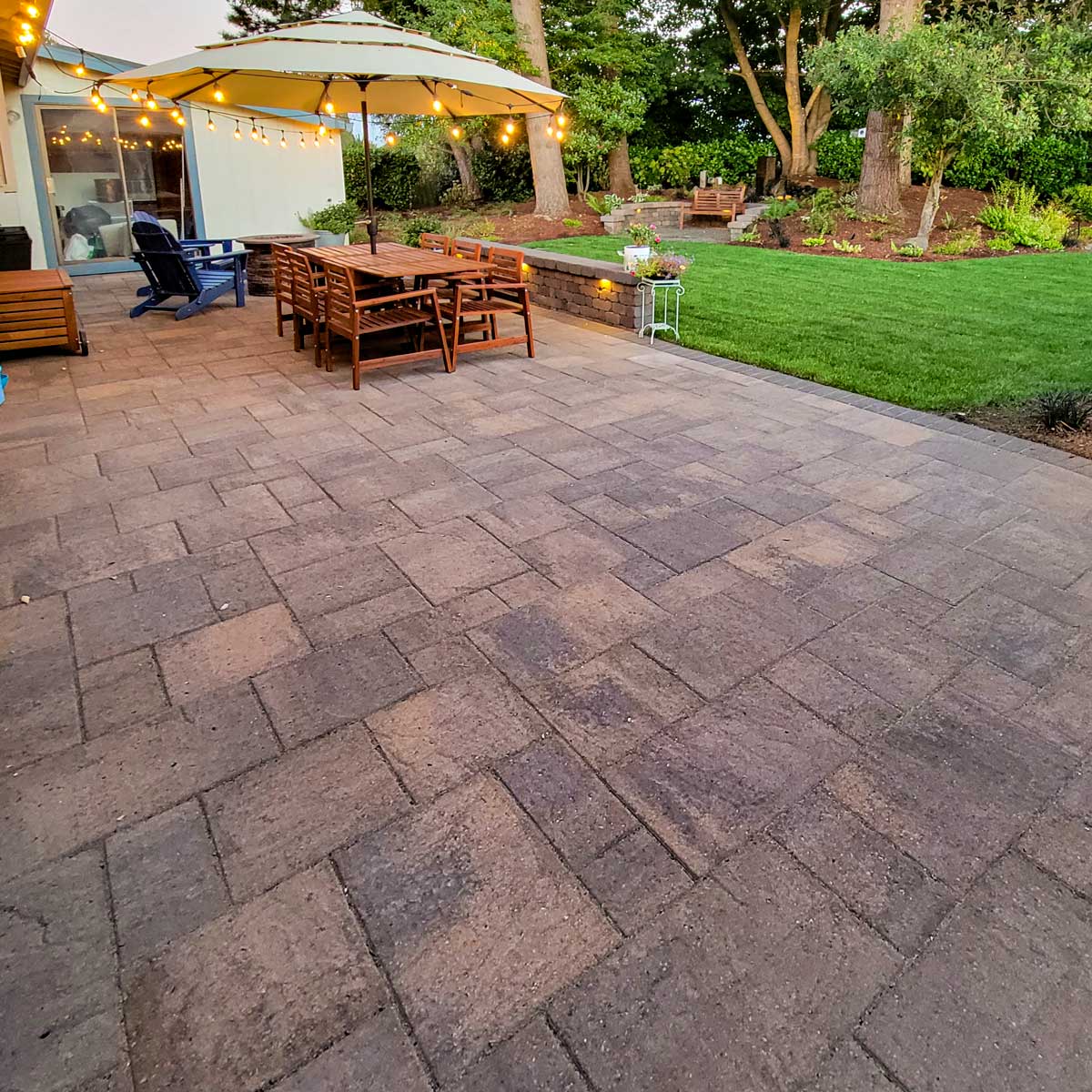 Paver patio
