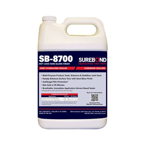 SB-8700 Wet Look Joint Stabilizing Anti-Fungal Sealer – Gallon
