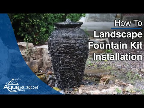 Aquascape® Stacked Slate & Scalloped Urn Fountain Kits